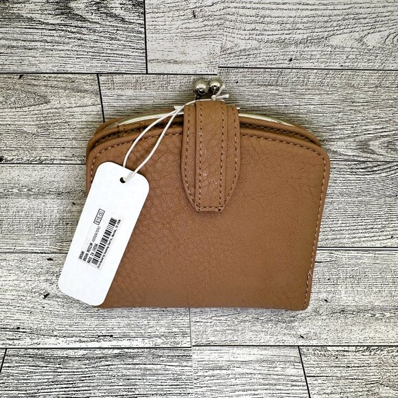 NWT Brown‎ Charming Charlie Medium Coin Purse Wallet - Picture 2 of 6